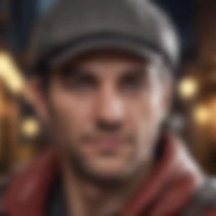 An engaging character from a top-rated mobile game demonstrating unique abilities