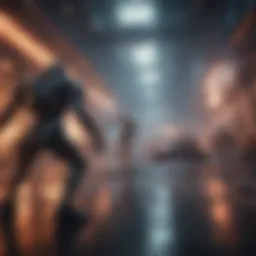 Futuristic Battle Scene in Phone Destroyer Game