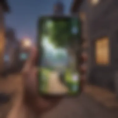 Fortnite Mobile Gameplay Interface Overview of Fortnite mobile gameplay interface