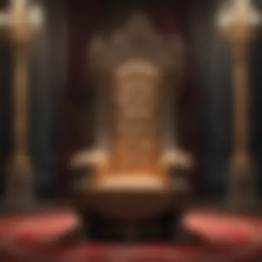 Throne of Elegance Regal Throne in Royal Match App