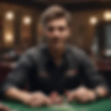 Skillful Pokerist Player Celebrating Victory