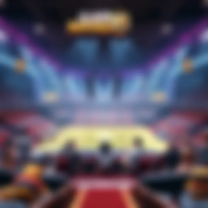 Arena Showcasing New Card Designs Clash Royale Arena with updated card visuals