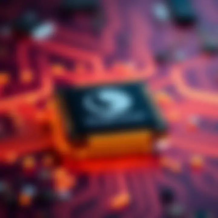 The Heart of Innovation: Qualcomm Snapdragon Qualcomm Snapdragon chip showcasing advanced technology