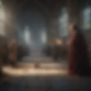 Epic Confrontation: Duel of Wits and Magic Spellbinding Duel at Hogwarts
