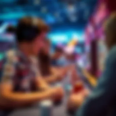 A vibrant community interaction within Storm8 Bingo