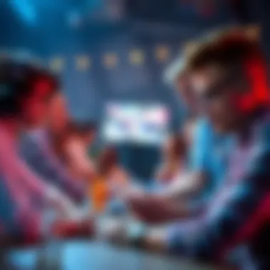 Community Engagement Strategies in Game Marketing A creative depiction of community engagement strategies in game marketing