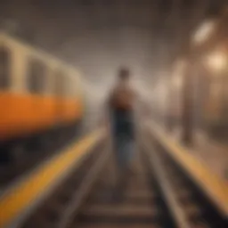 Dynamic gameplay showcasing characters in motion