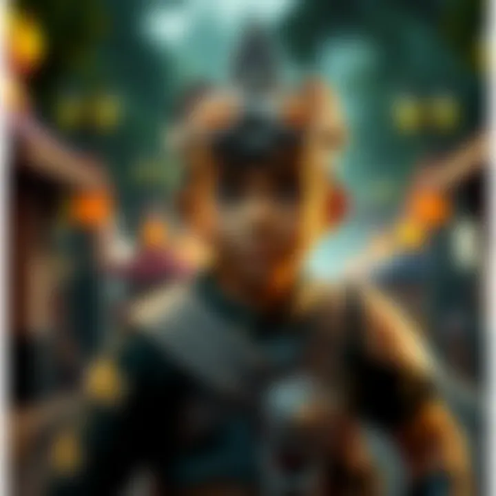 A character from Temple Run 3 adorned with detailed customization options.