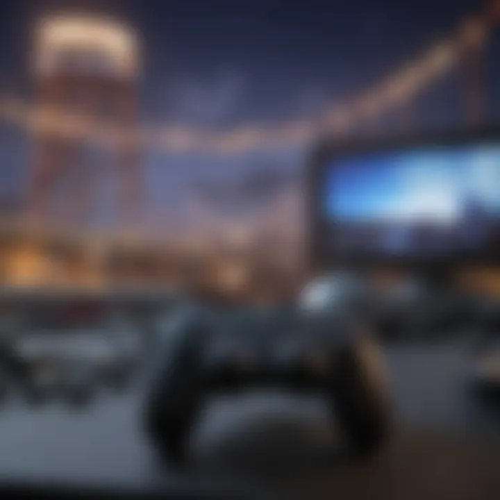 Chart comparing traditional gaming and cloud gaming