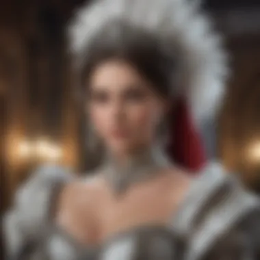 Character Design: Blending Opera with Gaming A close-up of a gaming character with operatic costume elements