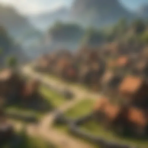 A clash of clans village showcasing the longest upgrade structure