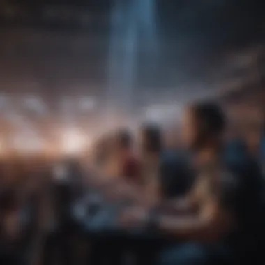 Audience Interaction in Esports Tournaments Audience interaction during a live esports tournament