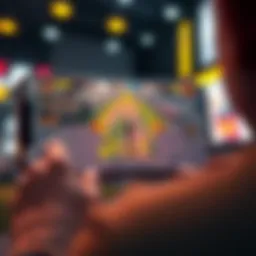 Innovative UX design interface for mobile gaming