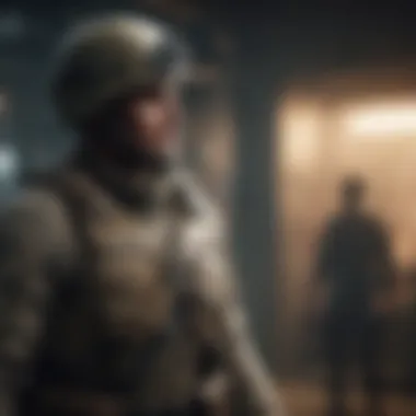 Comparative Game Narratives A comparison of various mobile games featuring the first soldier archetype, highlighting different narrative styles.