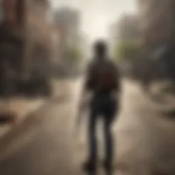 An engaging scene from The Walking Dead: Road to Survival showcasing intense gameplay.