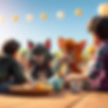 Fostering Community Interactions in Tom Friends Community engagement screenshot highlighting player collaboration