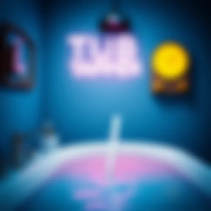 An overview of Tub Tapper's features and mechanics illustrated in an engaging format.