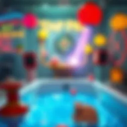 An engaging screenshot of Tub Tapper gameplay showcasing vibrant graphics.