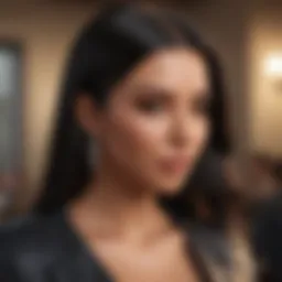 Kim Kardashian's mobile game interface showcasing gameplay