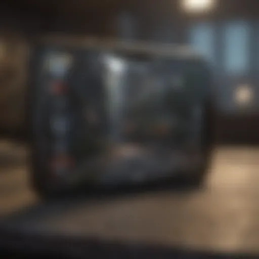 Visual representation of Unreal Engine interface for mobile development