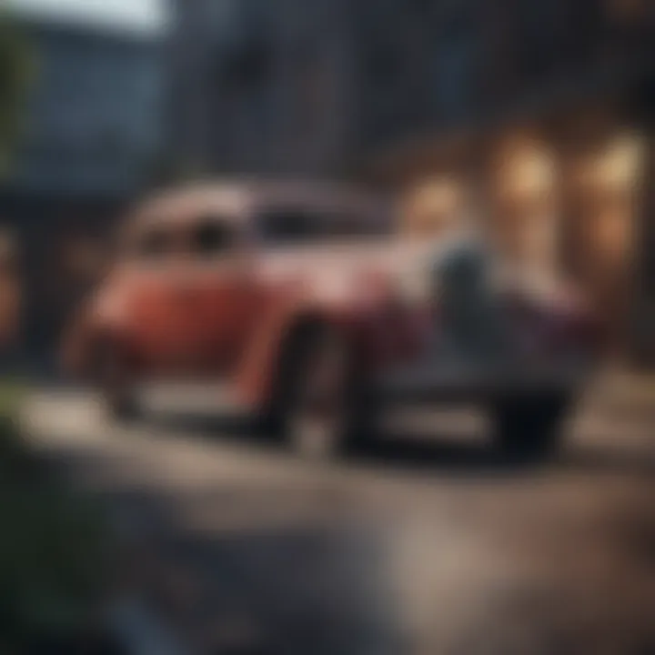 Realistic 3D model of a vintage vehicle