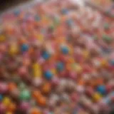 Colorful Candy Crush Saga board with various sweet treats