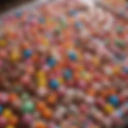Colorful Candy Crush Saga board with various sweet treats