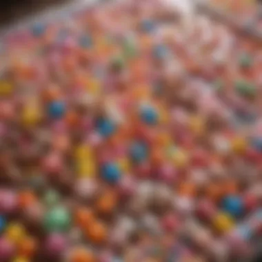 Sweet Treats Galore Colorful Candy Crush Saga board with various sweet treats