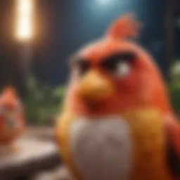 Vibrant Avian Characters in Angry Birds Remake