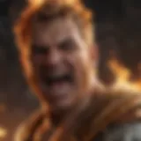 Wrath - Unleash Fiery Combat Skills Symbolic representation of Wrath in the Seven Deadly Sins game
