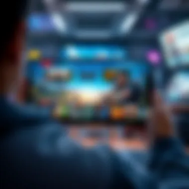 Dynamic User Interface of X Gamer App User interface of X Gamer App showcasing dynamic features